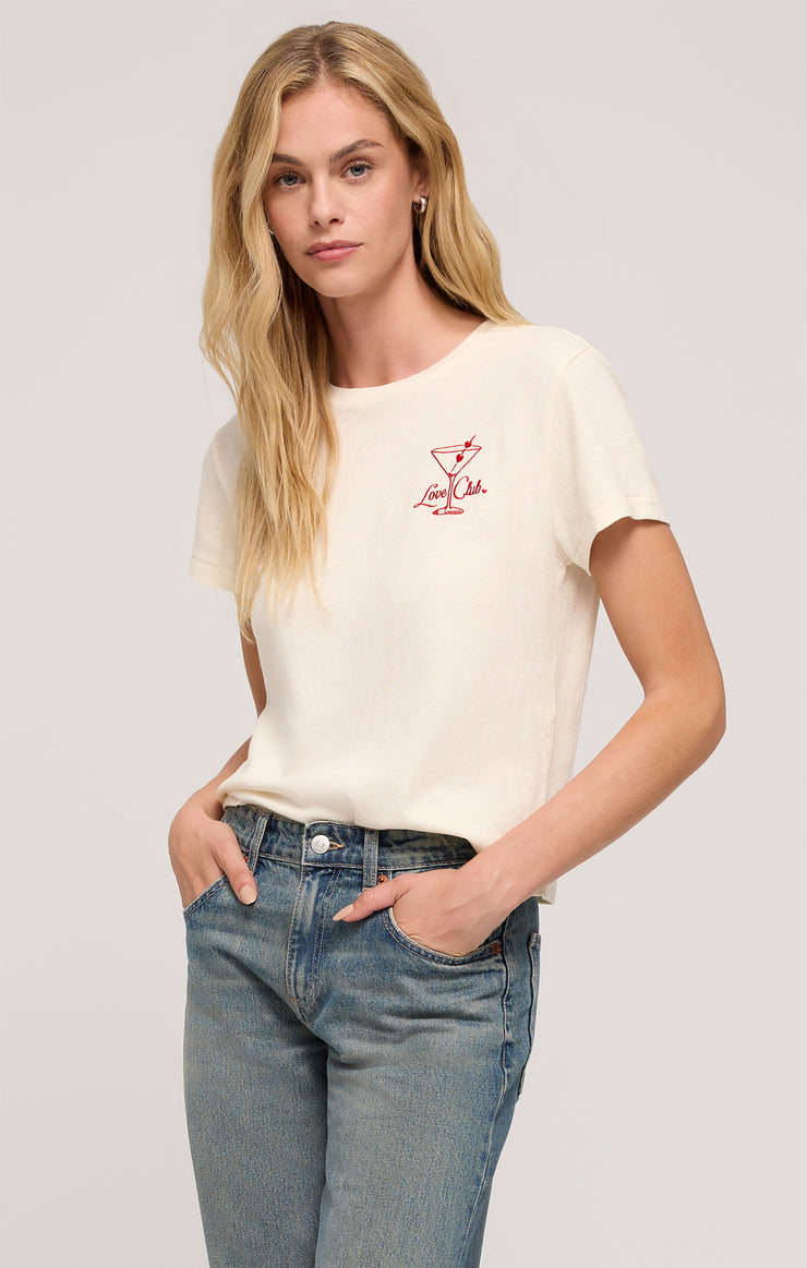 Tops Love Club Daytrip Tee Sea Salt