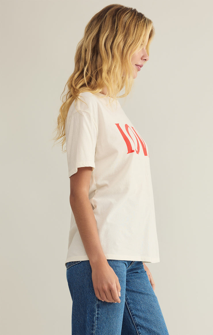 Tops Big Love Boyfriend Tee Sea Salt