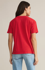 TopsIn Love Boyfriend Tee Cherry