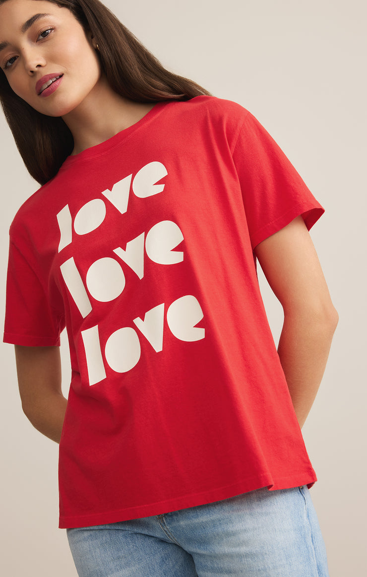 Tops In Love Boyfriend Tee In Love Boyfriend Tee