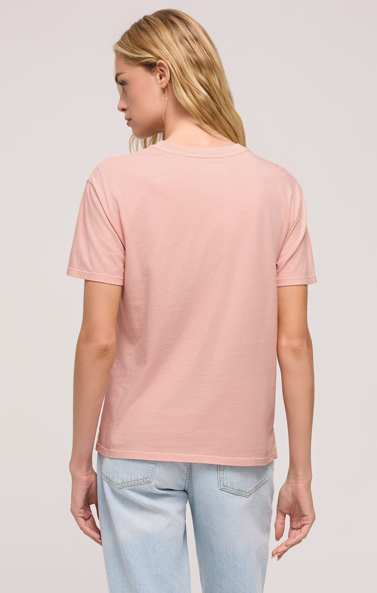 Tops Sunset Boyfriend Tee Pink Dreams