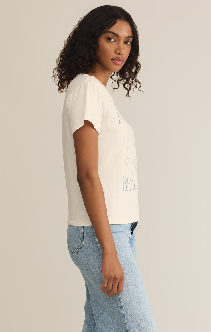 Tops Riviera Tourist Tee Sea Salt