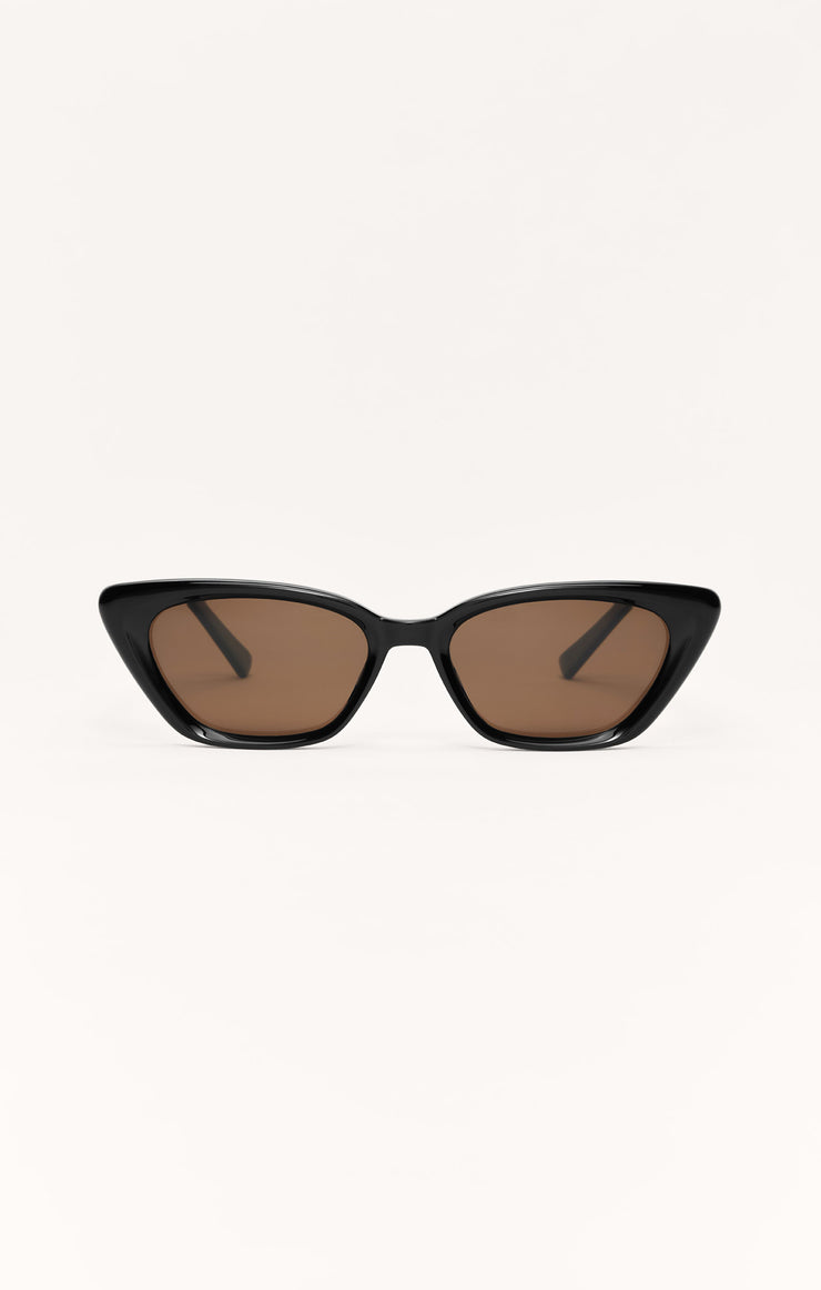 Accessories - Sunglasses Staycation Polarized Sunglasses Polished Black - Brown