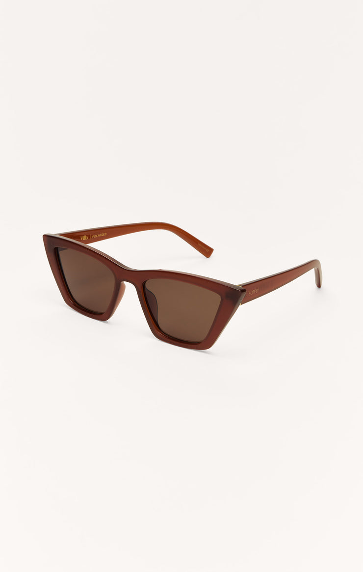 Accessories - Sunglasses Villa Polarized Sunglasses Chestnut - Brown