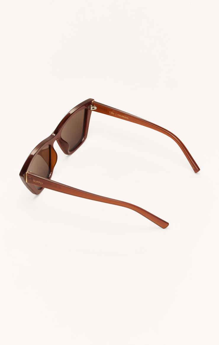 Accessories - Sunglasses Villa Polarized Sunglasses Chestnut - Brown