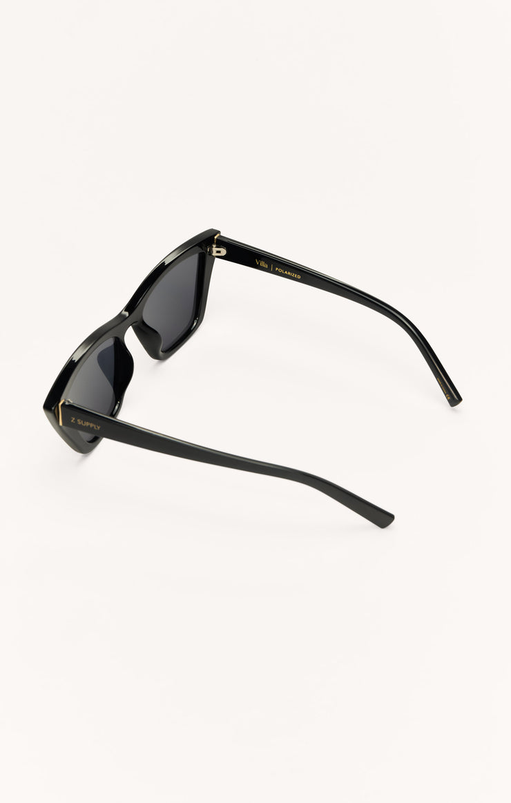 Accessories - Sunglasses Villa Polarized Sunglasses Polished Black - Grey