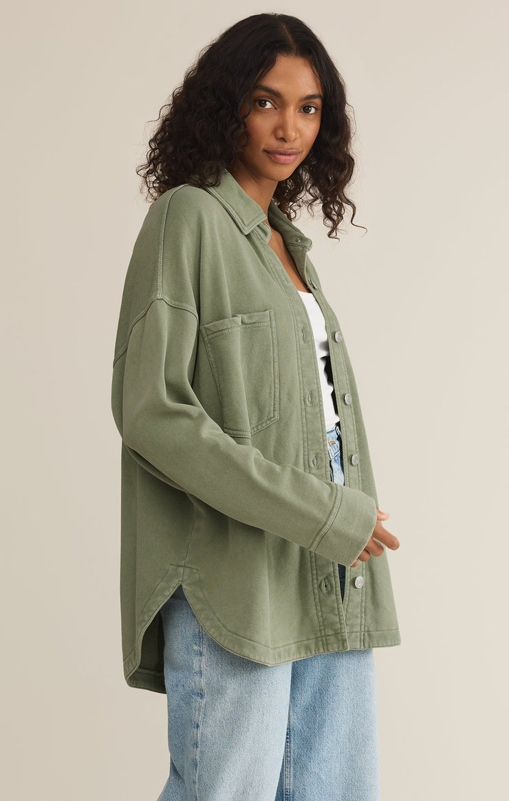 Jackets All Day Knit Jacket Avocado