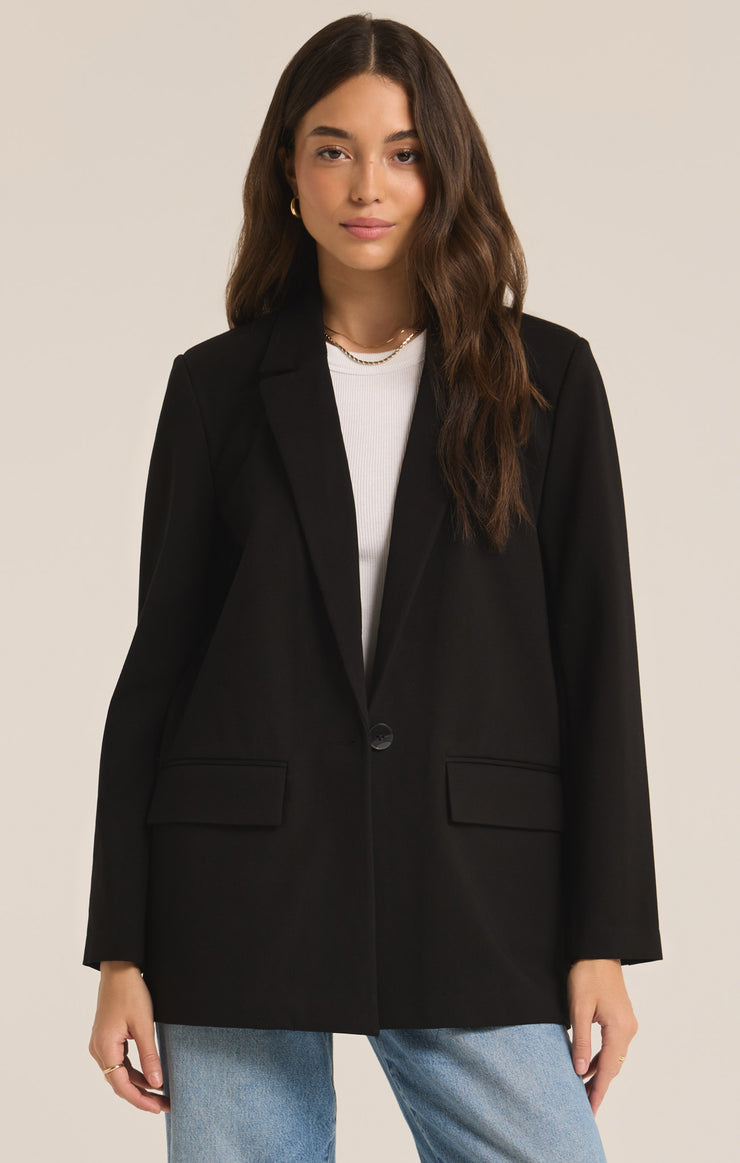 Jackets Do It All Relaxed Blazer Black