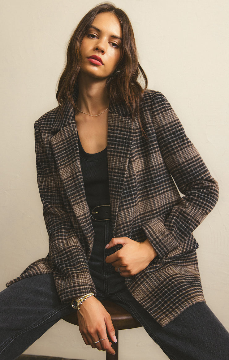 Jackets Kingston Relaxed Plaid Blazer Kingston Relaxed Plaid Blazer