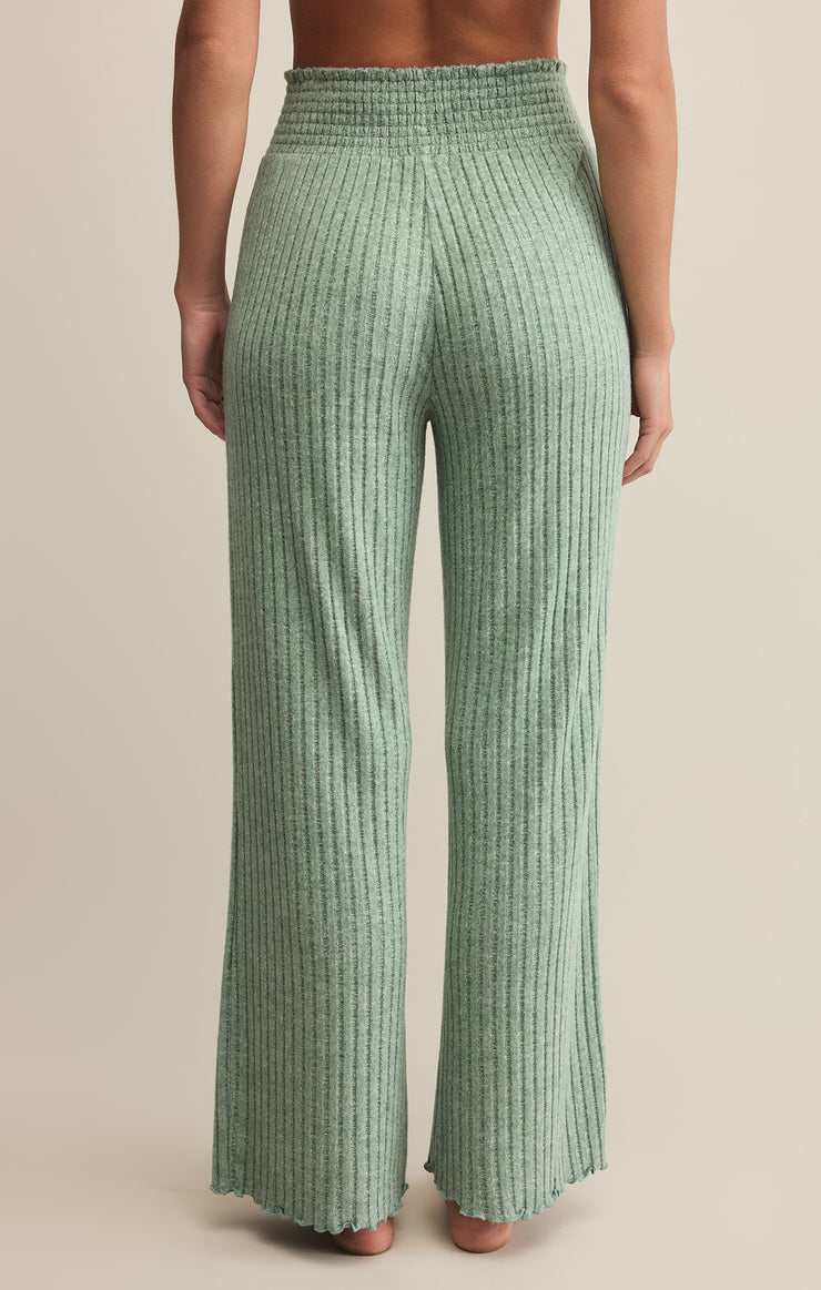 Pants Dawn Smocked Rib Pant Botanical Green