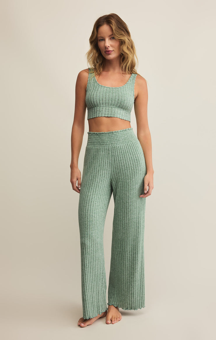 Pants Dawn Smocked Rib Pant Botanical Green