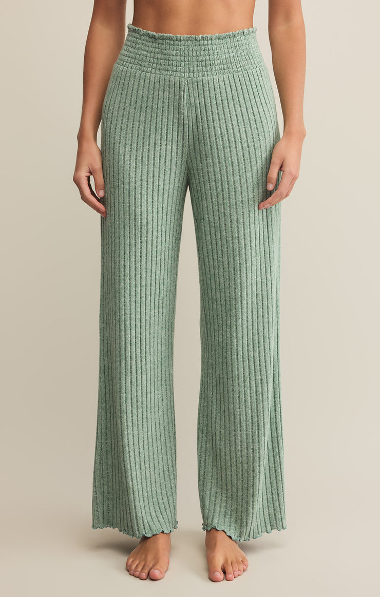 Pants Dawn Smocked Rib Pant Botanical Green