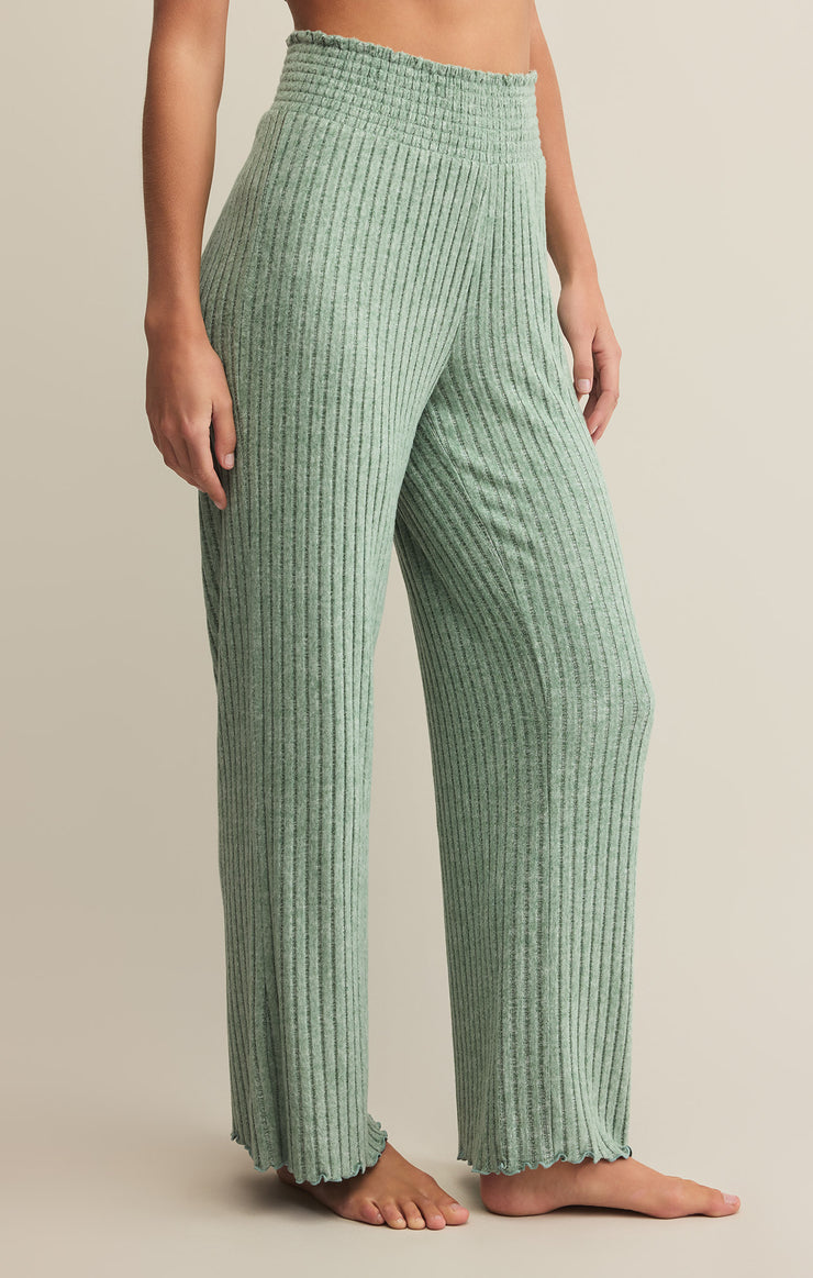 Pants Dawn Smocked Rib Pant Botanical Green