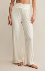 PantsDawn Smocked Rib Pant Bone