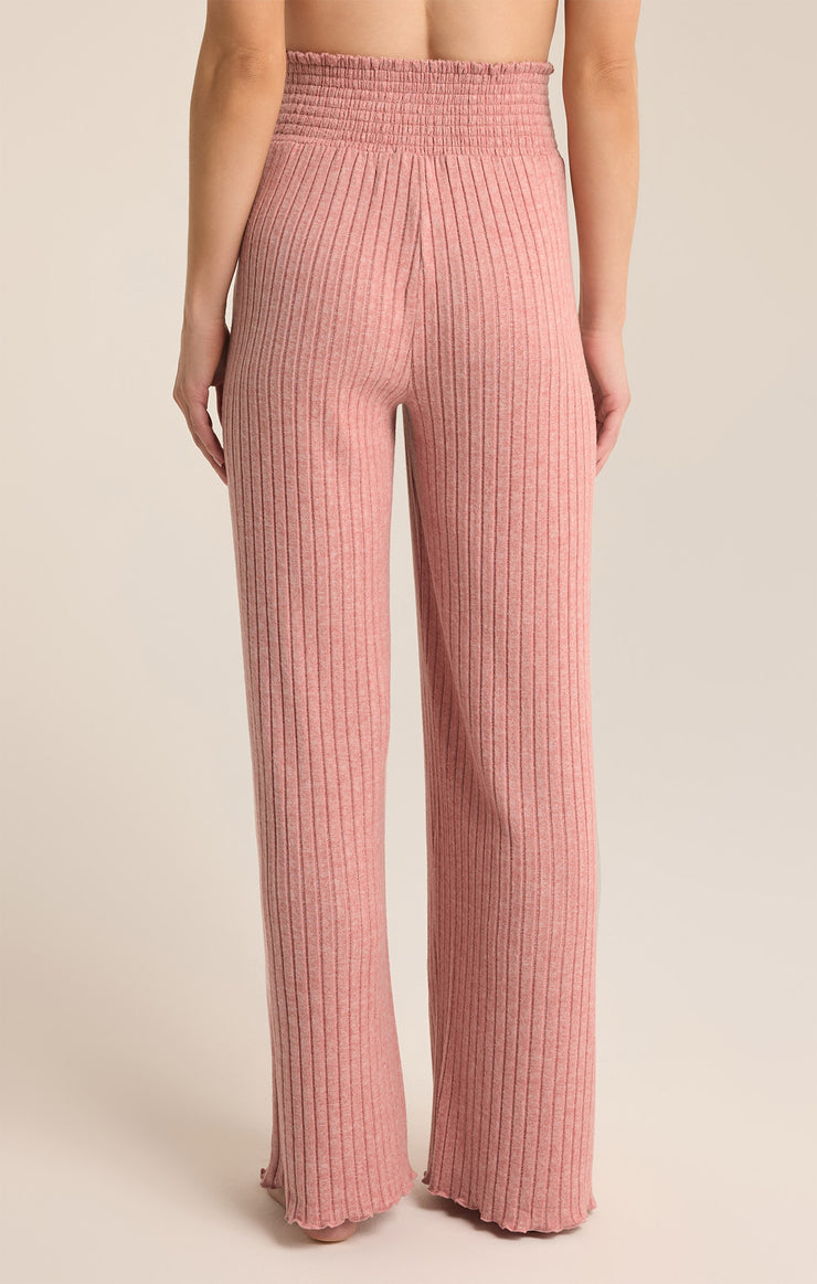 Pants Dawn Smocked Rib Pant Rosebud