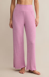 PantsDawn Smocked Rib Pant Violet Gem