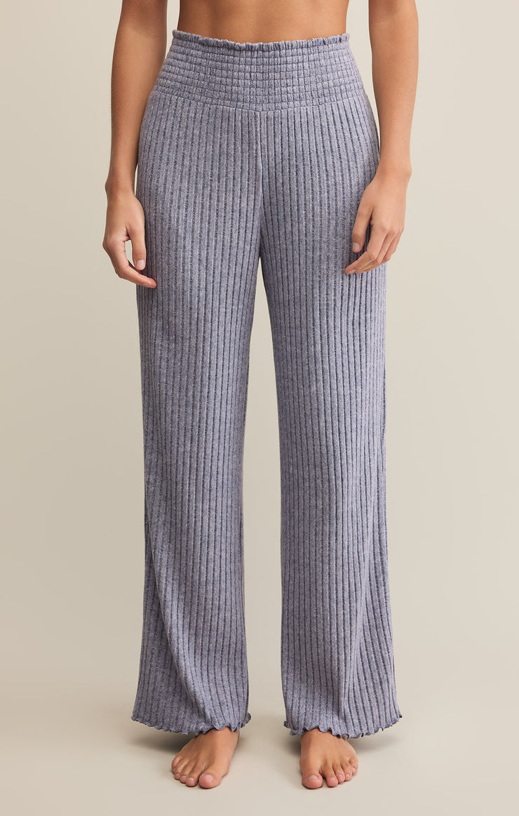 Pants Dawn Smocked Rib Pant Worn Blue