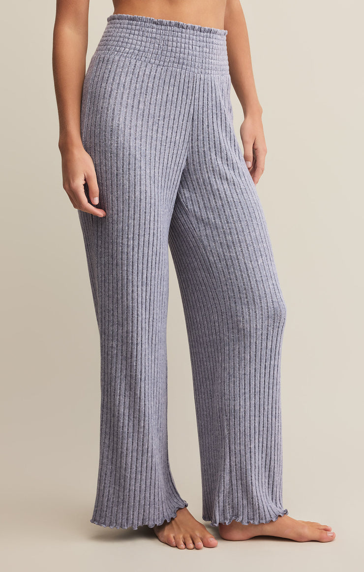 Pants Dawn Smocked Rib Pant Worn Blue