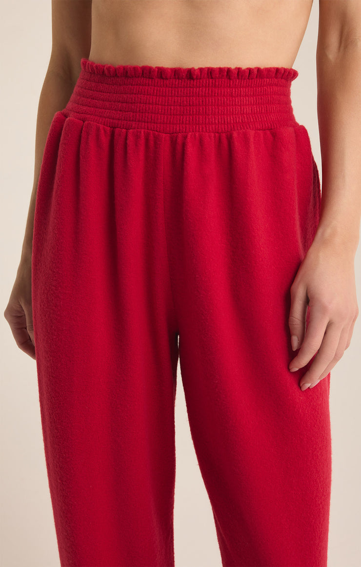 Pants Holly Dream Cozy Jogger Haute Red