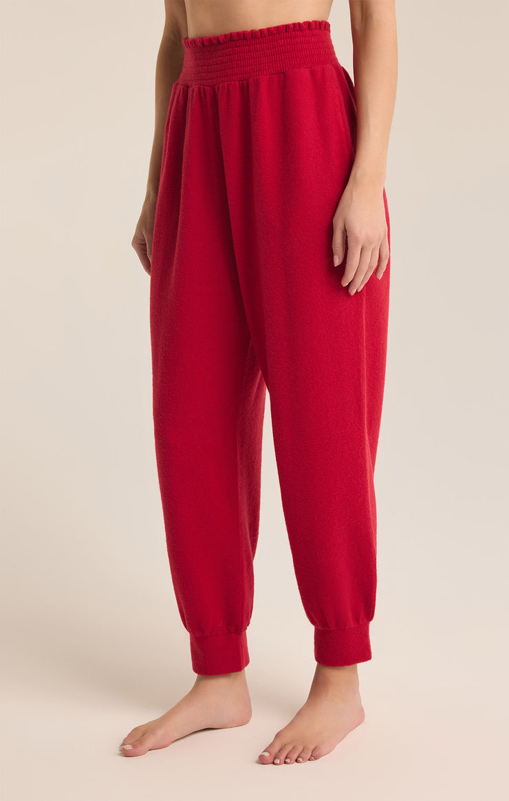 Pants Holly Dream Cozy Jogger Haute Red