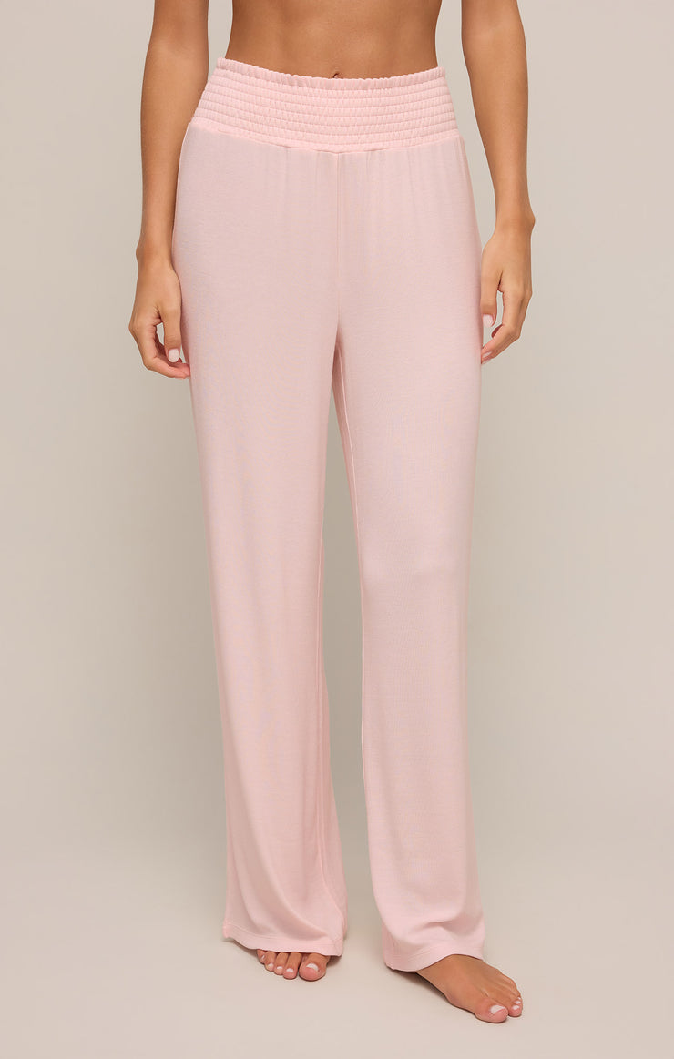 Pants Dawn Lux Rib Pant Whisper Pink