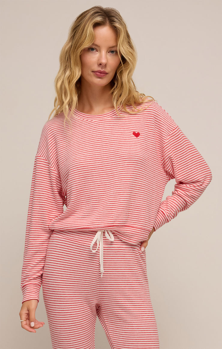 Tops Bisous Stripe Long Sleeve Top Rendezvous