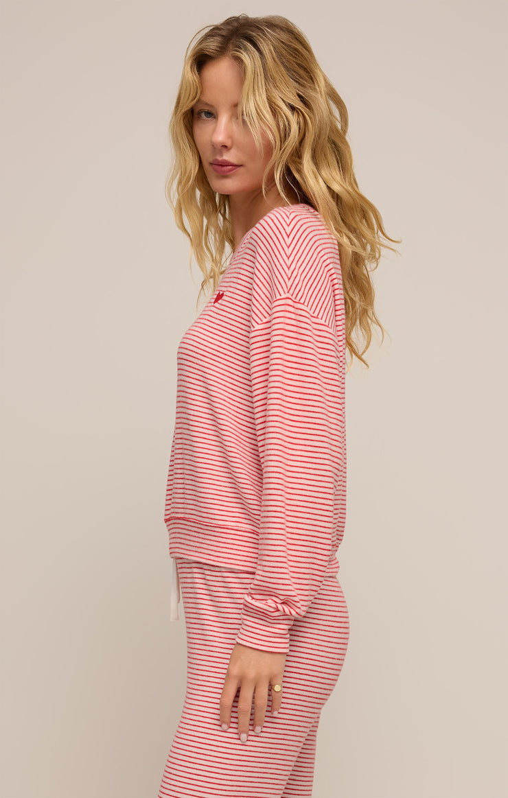 Tops Bisous Stripe Long Sleeve Top Rendezvous