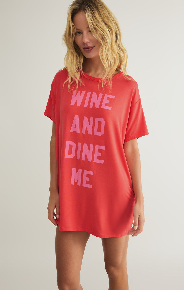 Tops Wine & Dine Night Shirt Wine & Dine Night Shirt