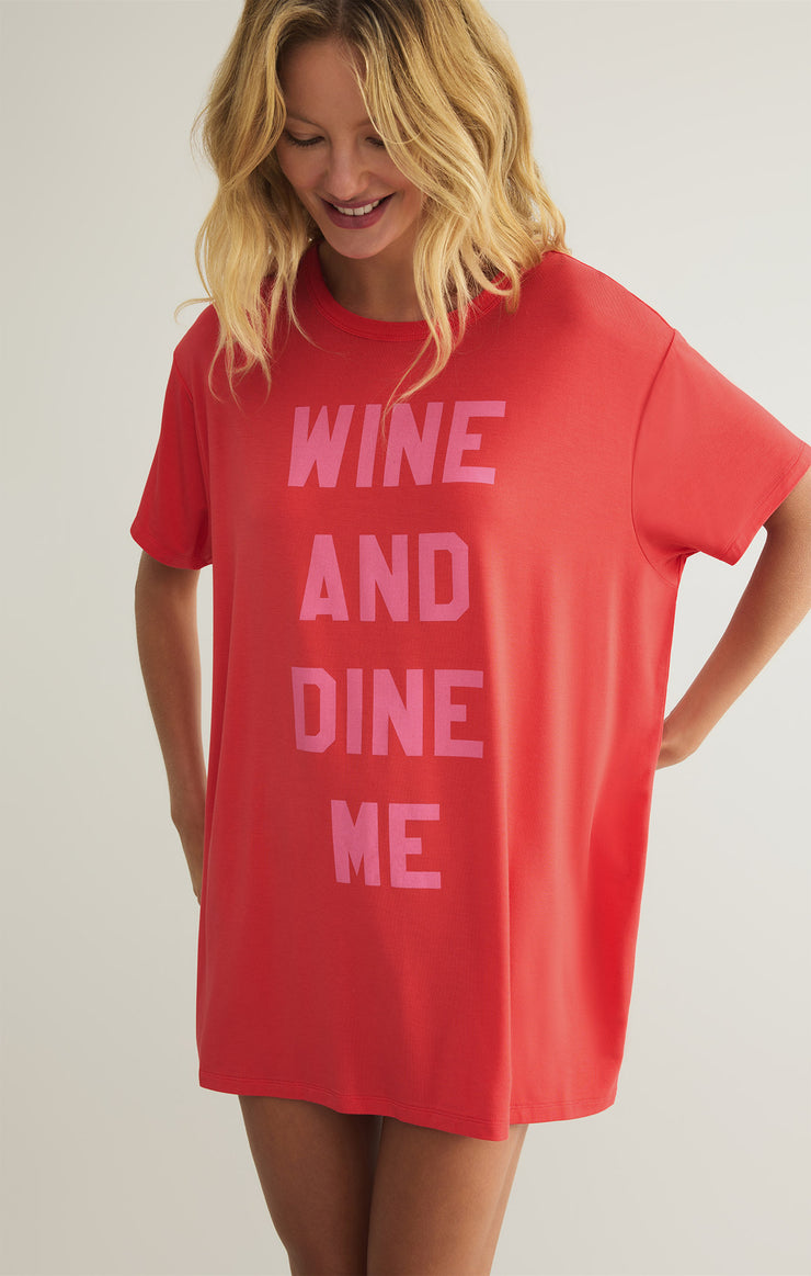 Tops Wine & Dine Night Shirt Wine & Dine Night Shirt