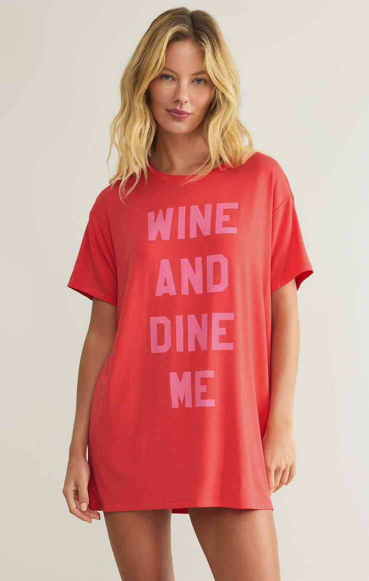 Tops Wine & Dine Night Shirt Wine & Dine Night Shirt