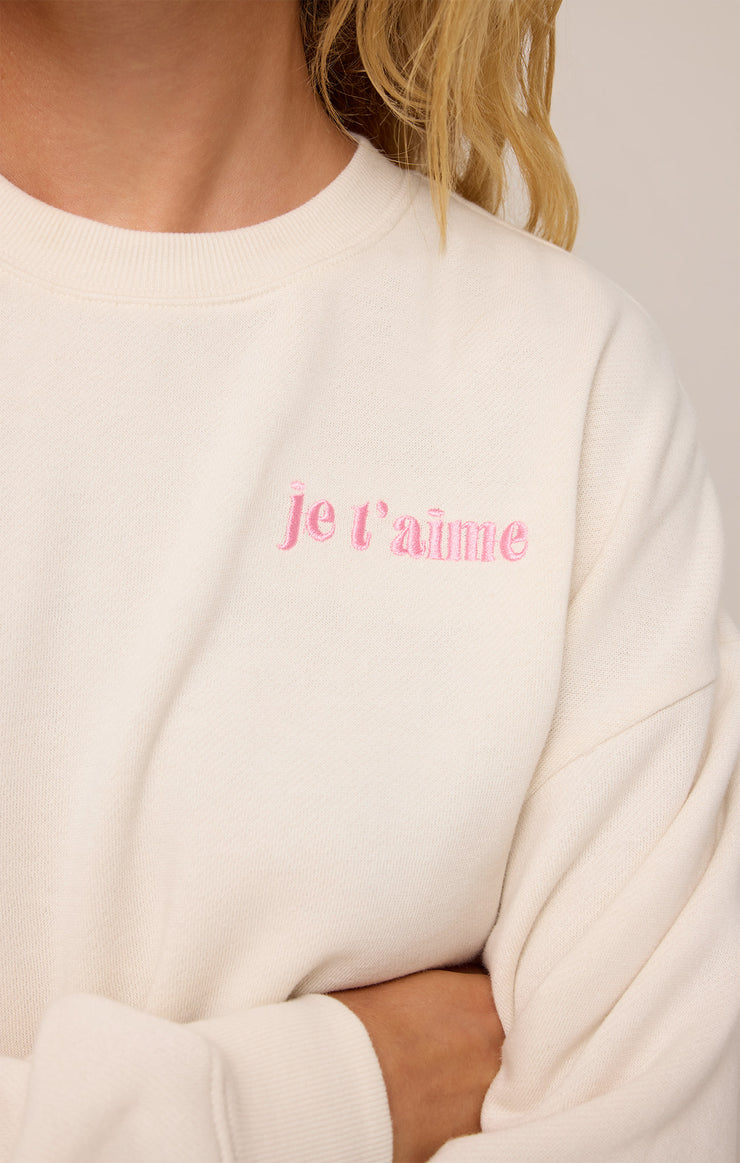 Tops Je T'aime Sweatshirt Je T'aime Sweatshirt