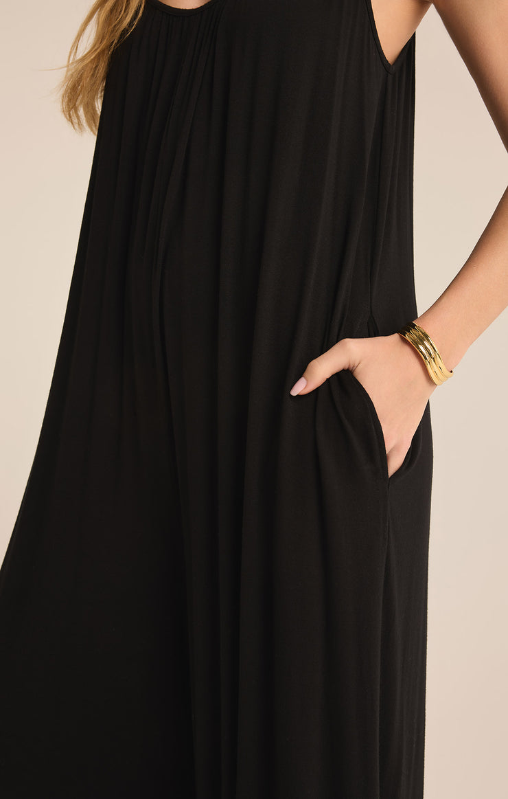 Pants Flared Jumpsuit Black