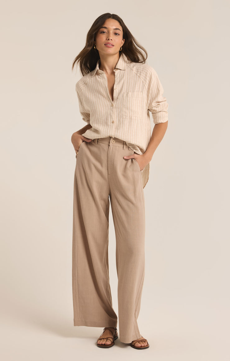 Pants Micah Linen Pant Putty