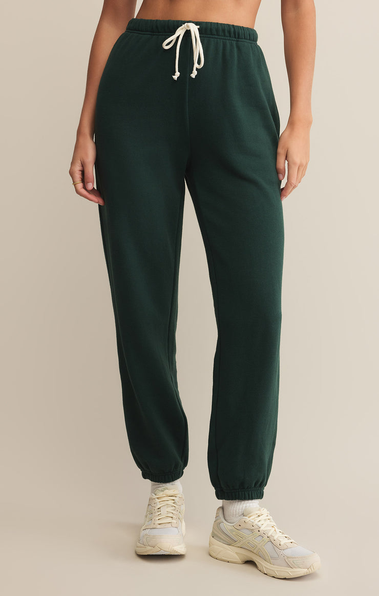 Pants Classic Boyfriend Jogger Cyprus Green