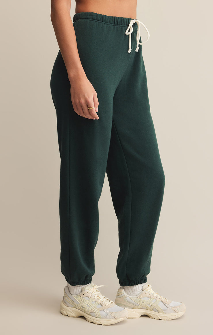 Pants Classic Boyfriend Jogger Cyprus Green