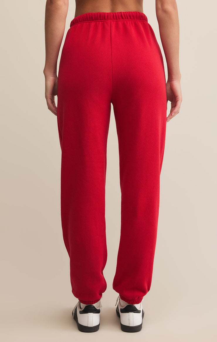 Pants Classic Boyfriend Jogger Haute Red