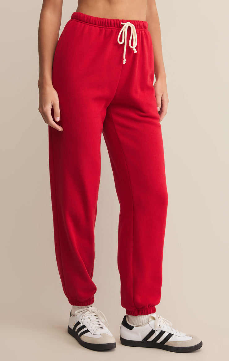 Pants Classic Boyfriend Jogger Haute Red