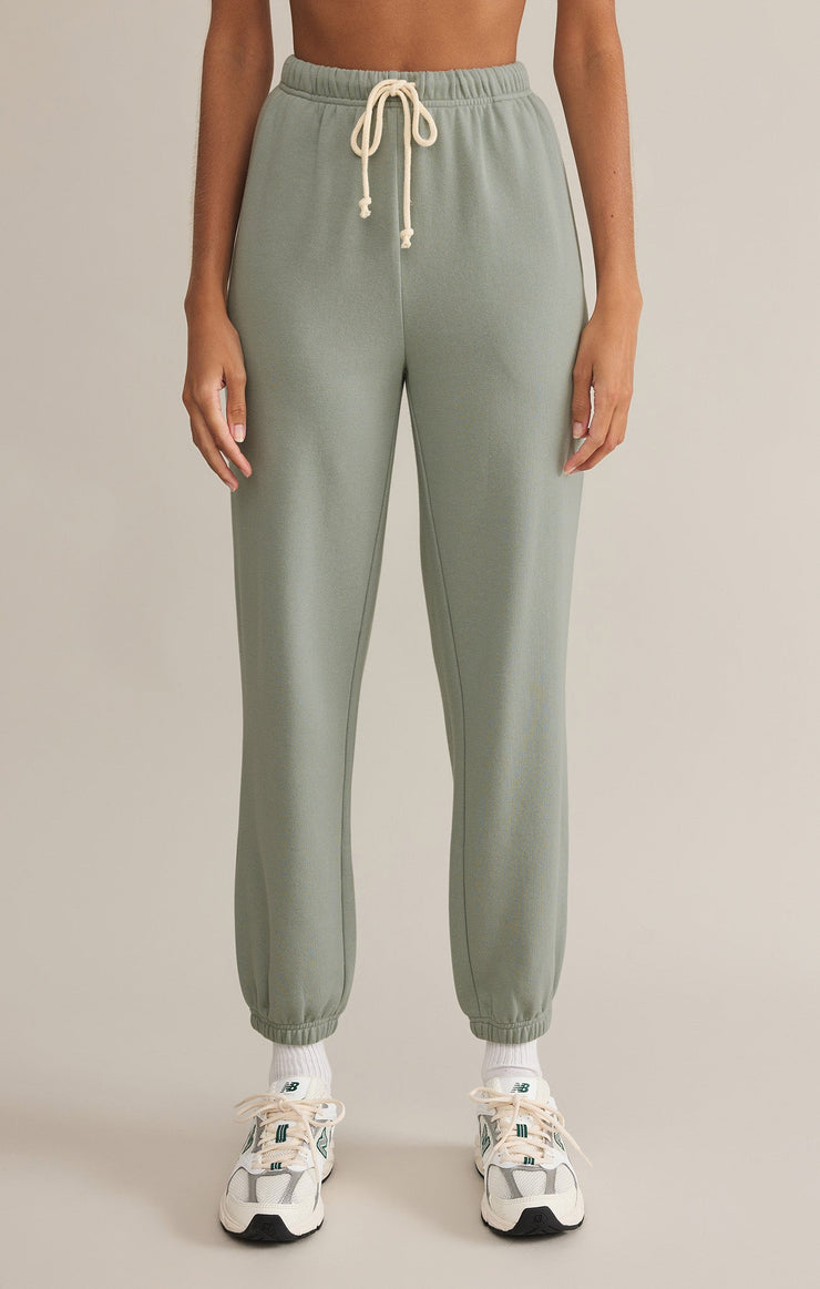 Pants Classic Boyfriend Jogger Sage Green