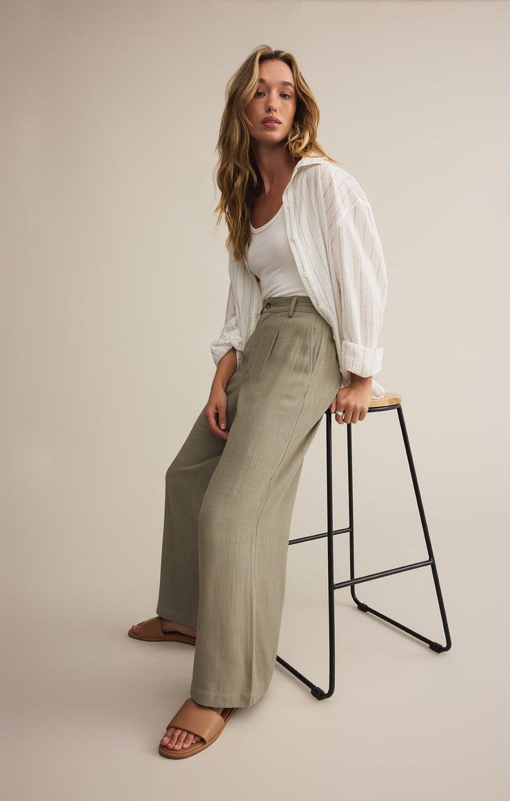 Pants Vista Linen Pant Dusty Palm