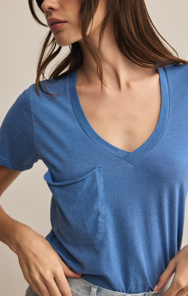 Tops Pocket Tee Riviera