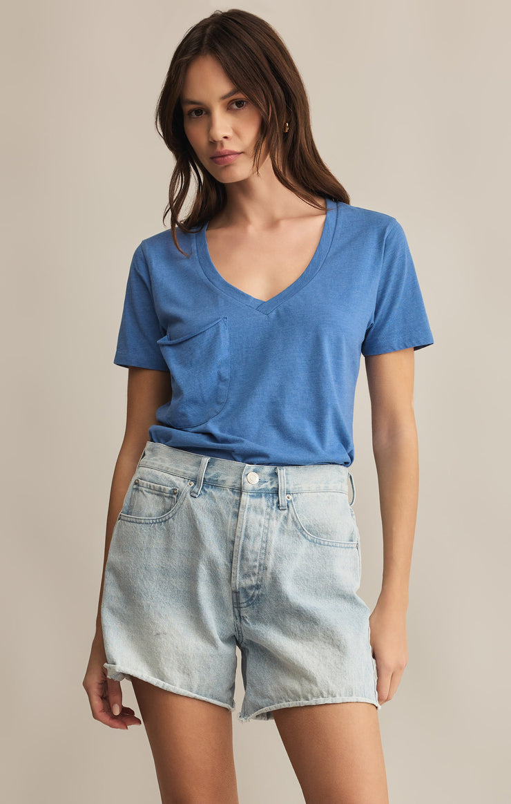 Tops Pocket Tee Riviera