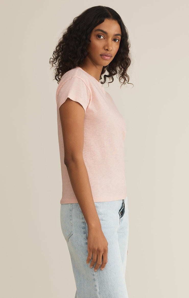 Tops Modern Slub Tee Pink Salt