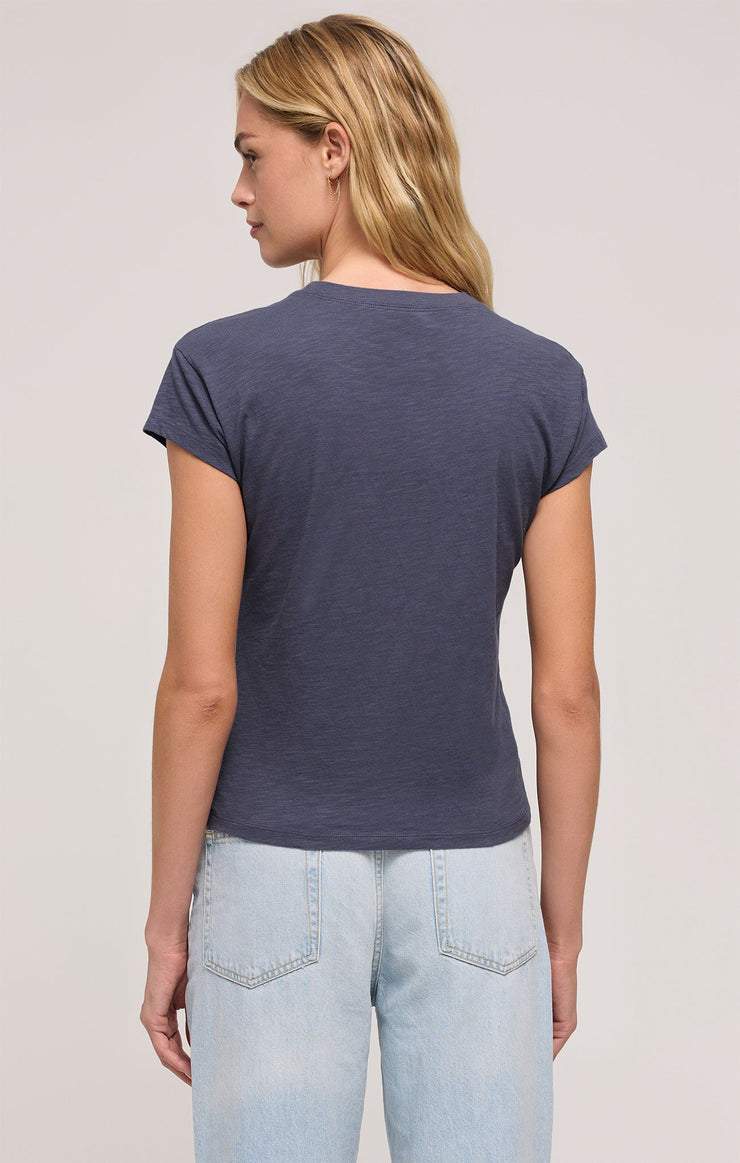 Tops Modern Slub Tee Worn Blue