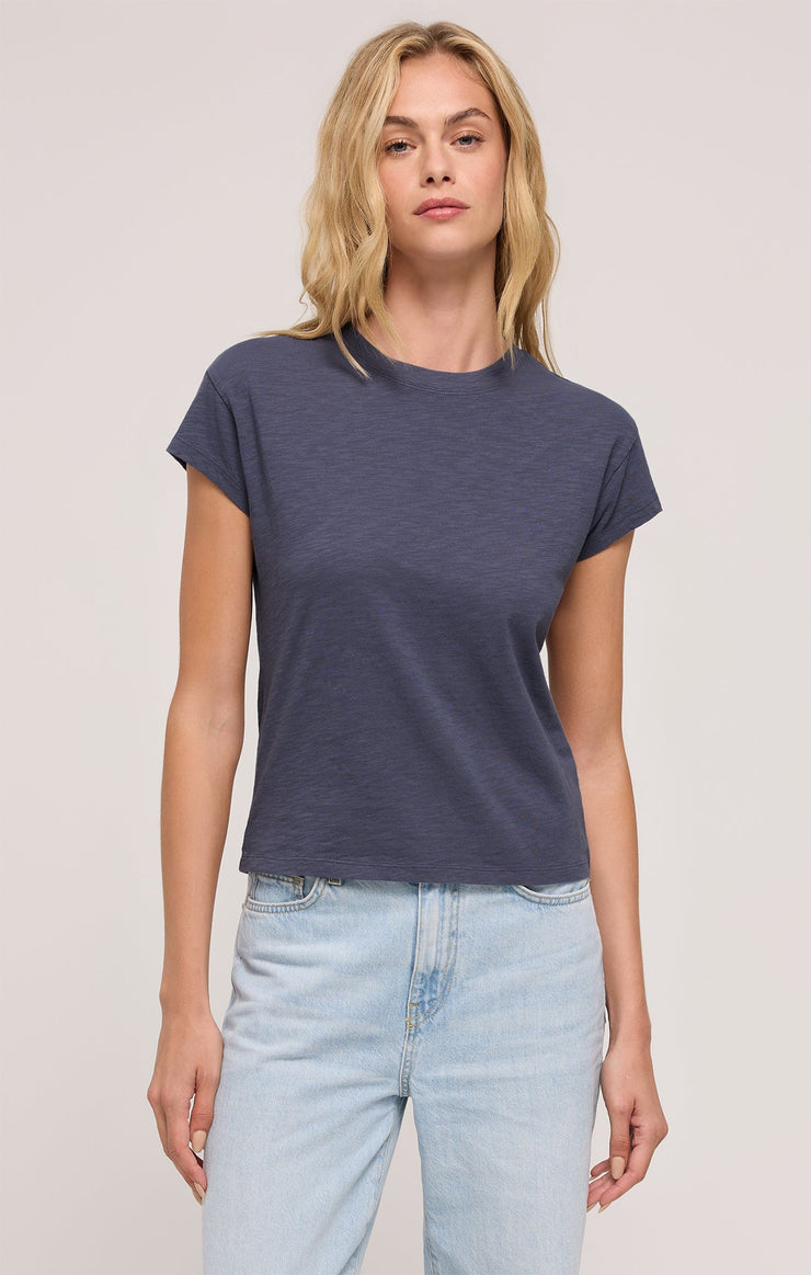 Tops Modern Slub Tee Worn Blue