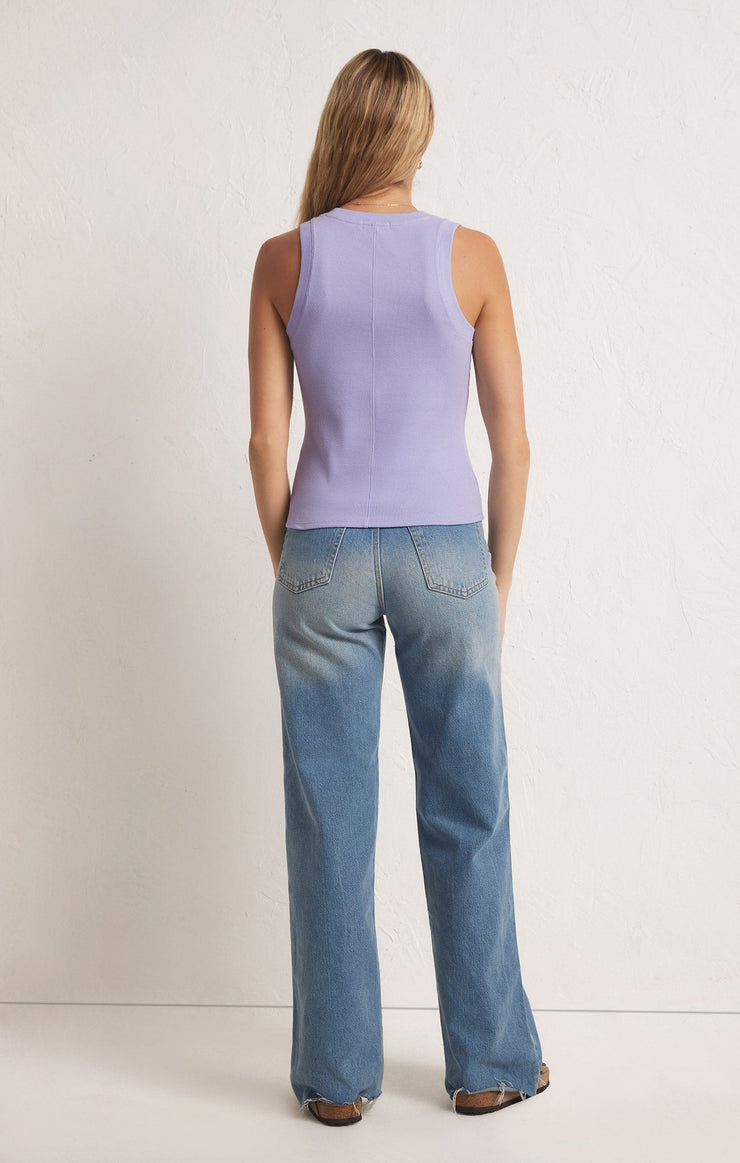 Tops Sirena Rib Tank Violet Haze