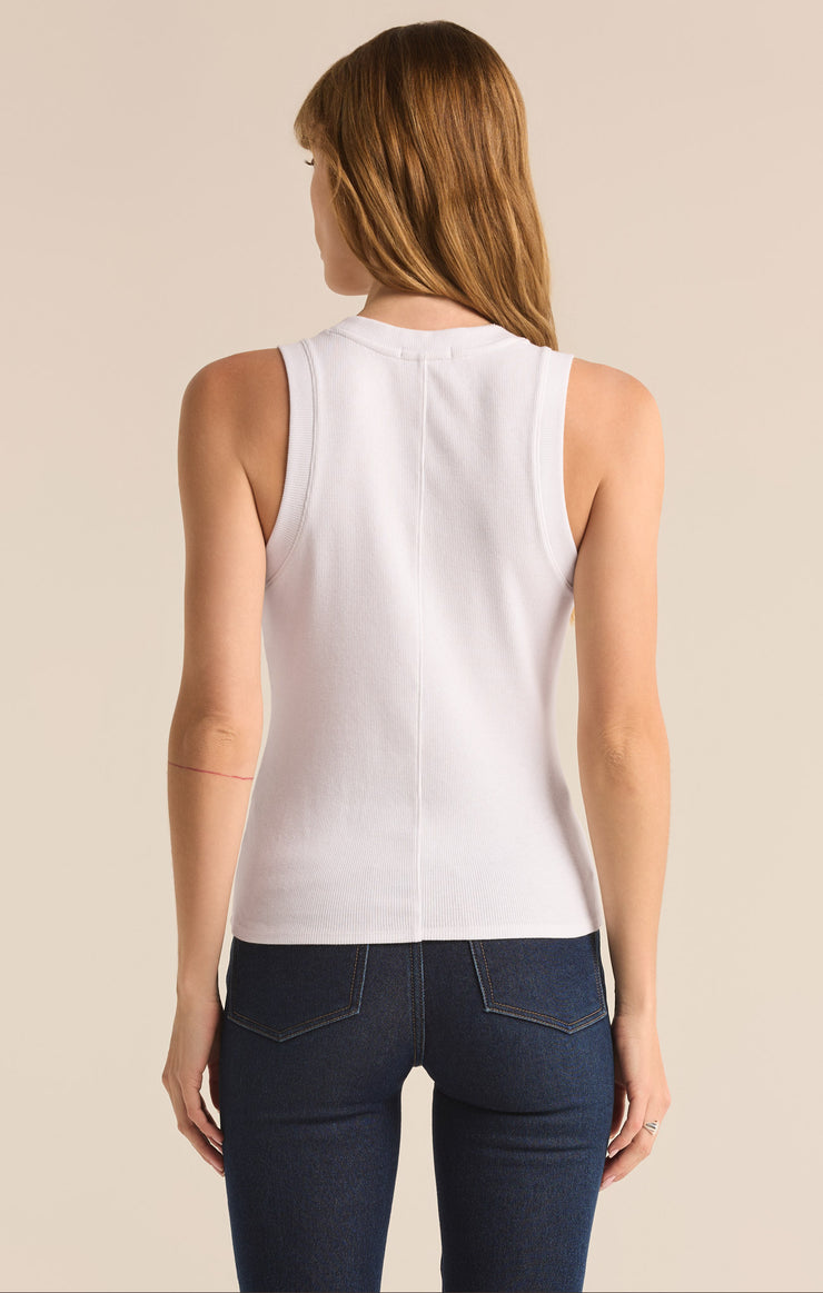 Tops Sirena Rib Tank White