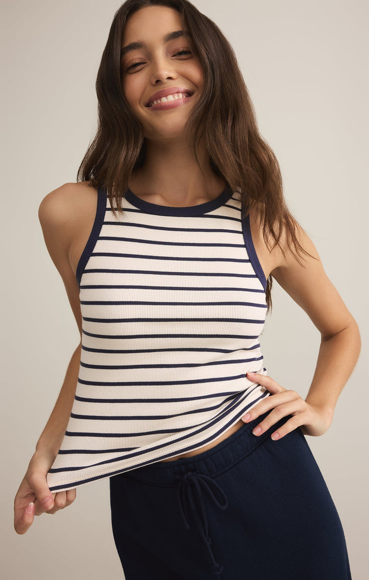 Tops Hadley Striped Rib Tank Hadley Striped Rib Tank