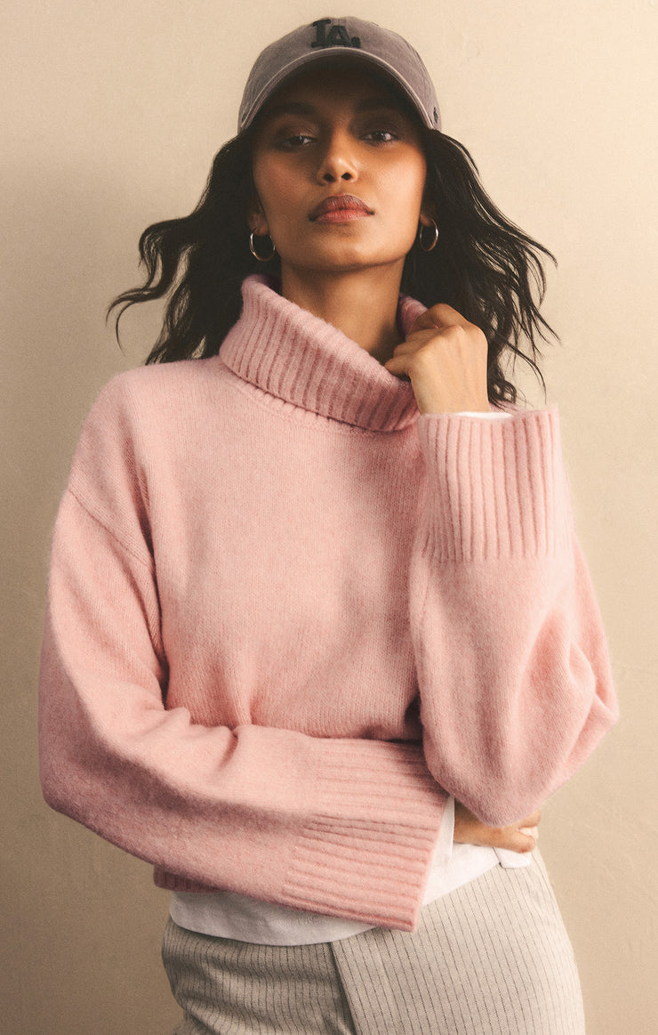 Sweaters Ursa Turtleneck Sweater Cashmere Pink