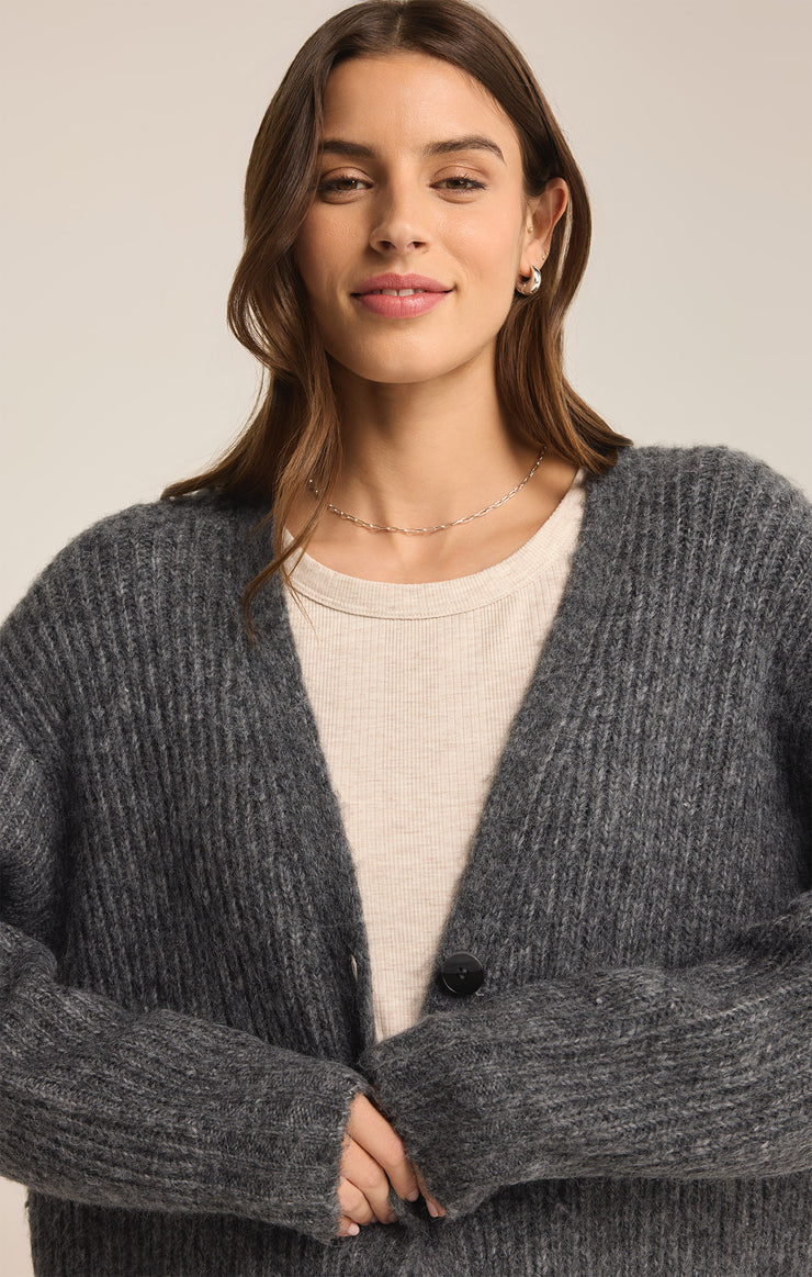 Sweaters Josie Cardigan Charcoal Heather