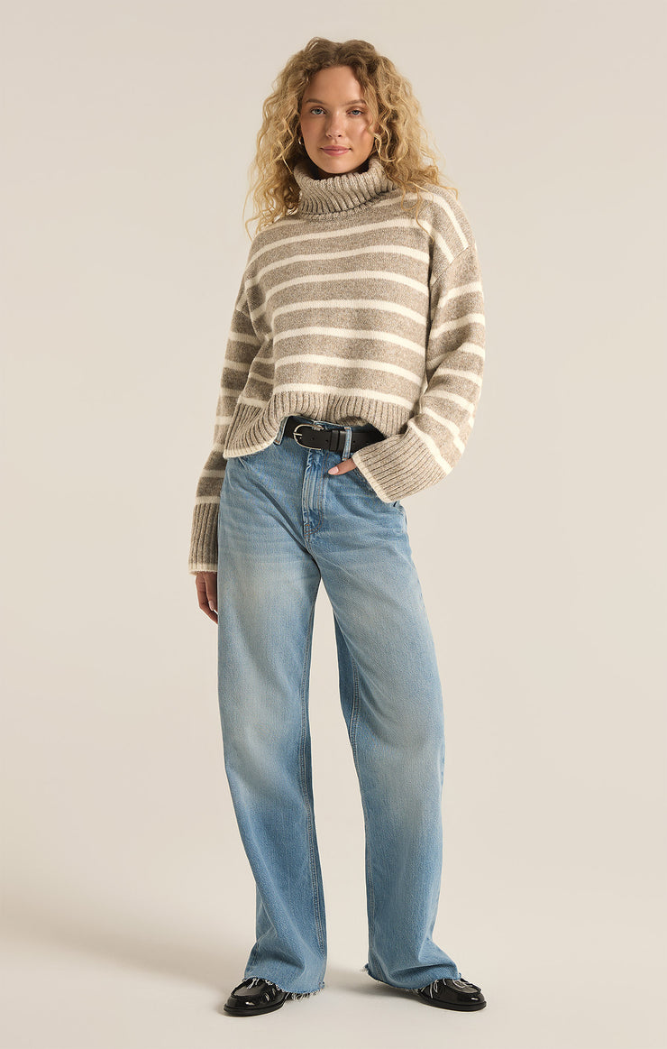 Sweaters Josephine Stripe Turtleneck Sweater Josephine Stripe Turtleneck Sweater